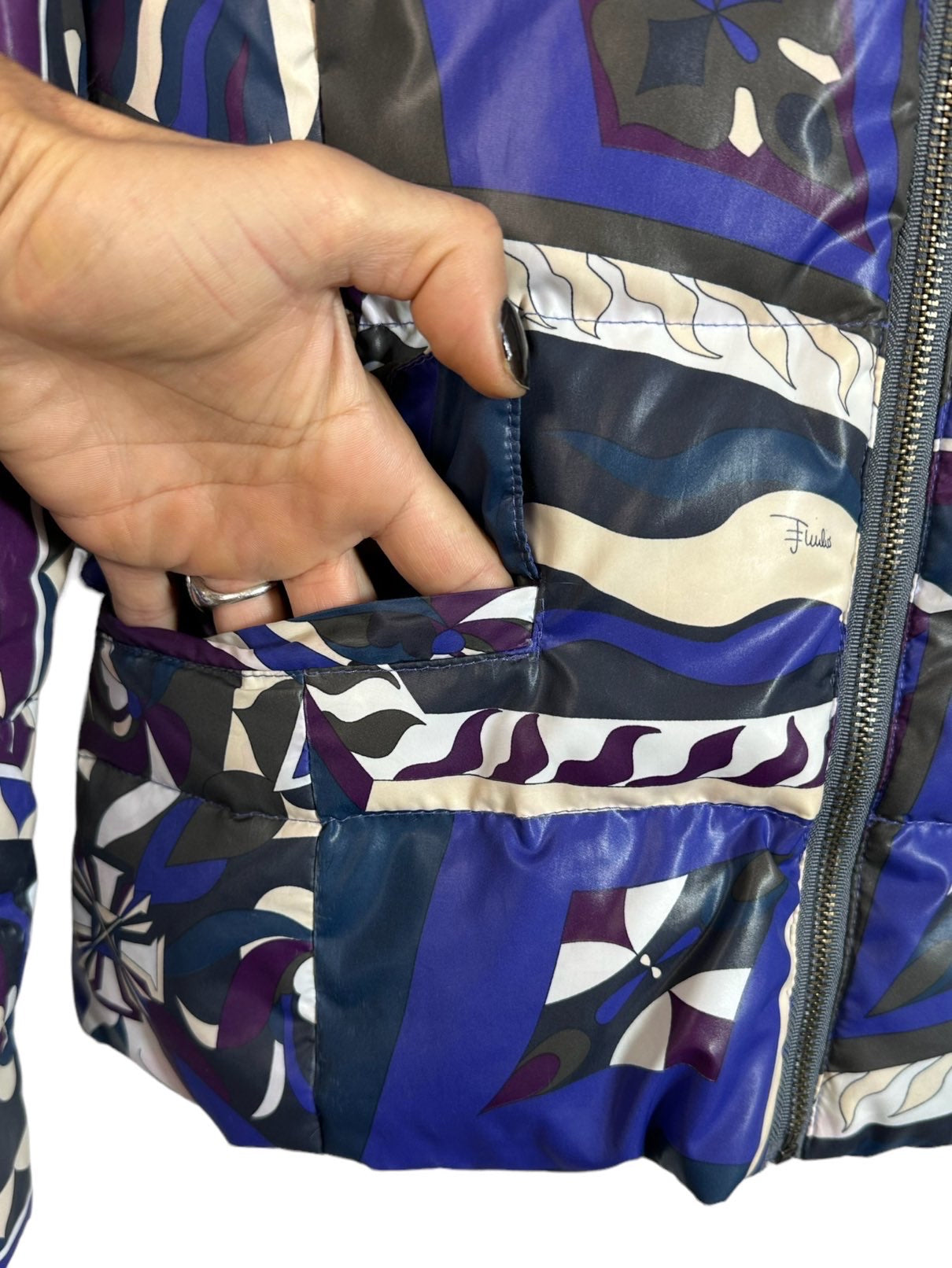 Emilio Pucci piumino vintage (XS)