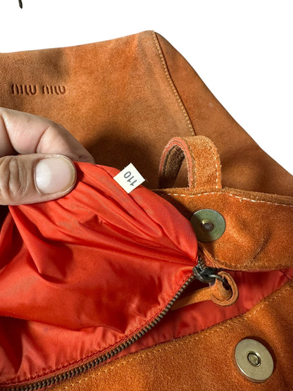 Miu Miu borsa mini tote in suede