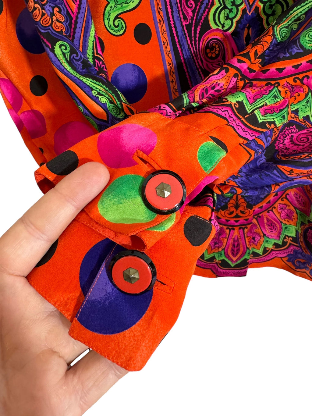 Gianni Versace camicia vintage anni 90s in seta — foto 5