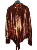 Tom Ford camicia in paillettes