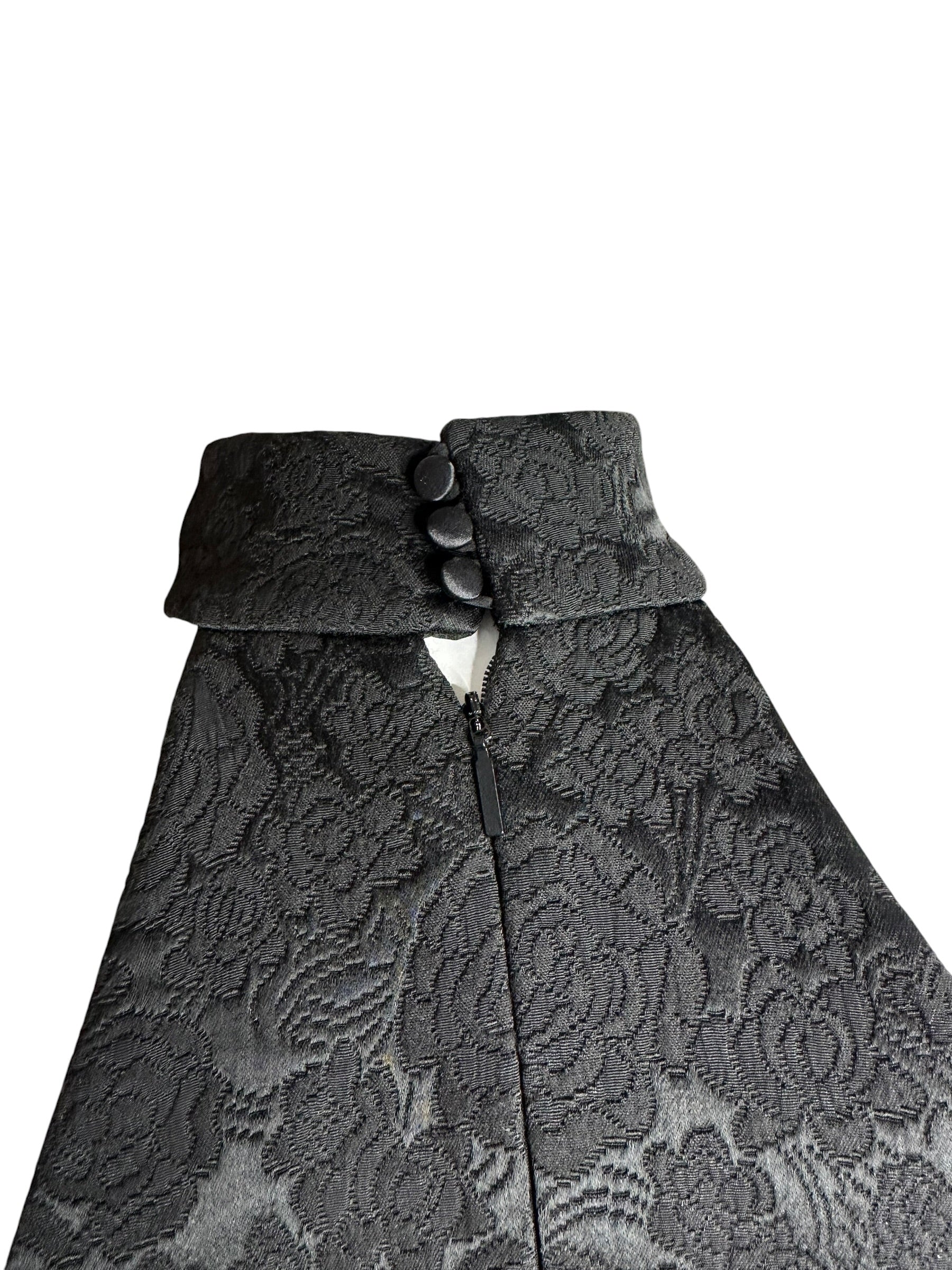 Saint Laurent mini abito in broccato — foto 5