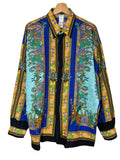 Istante di Gianni Versace camicia vintage in lana
