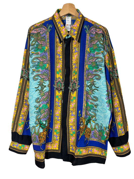 Istante di Gianni Versace camicia vintage in lana