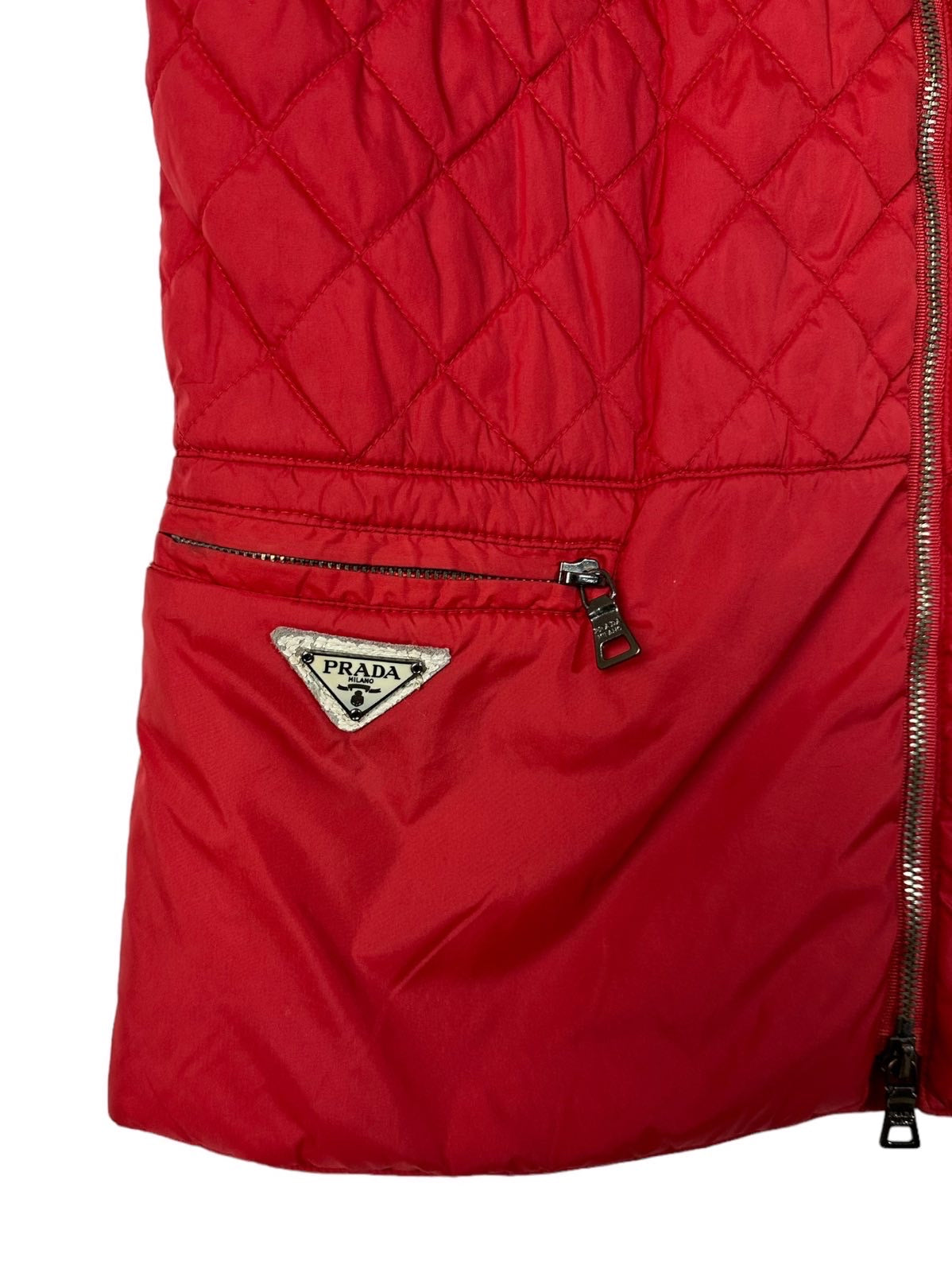 Prada gilet smanicato trapuntato (M)