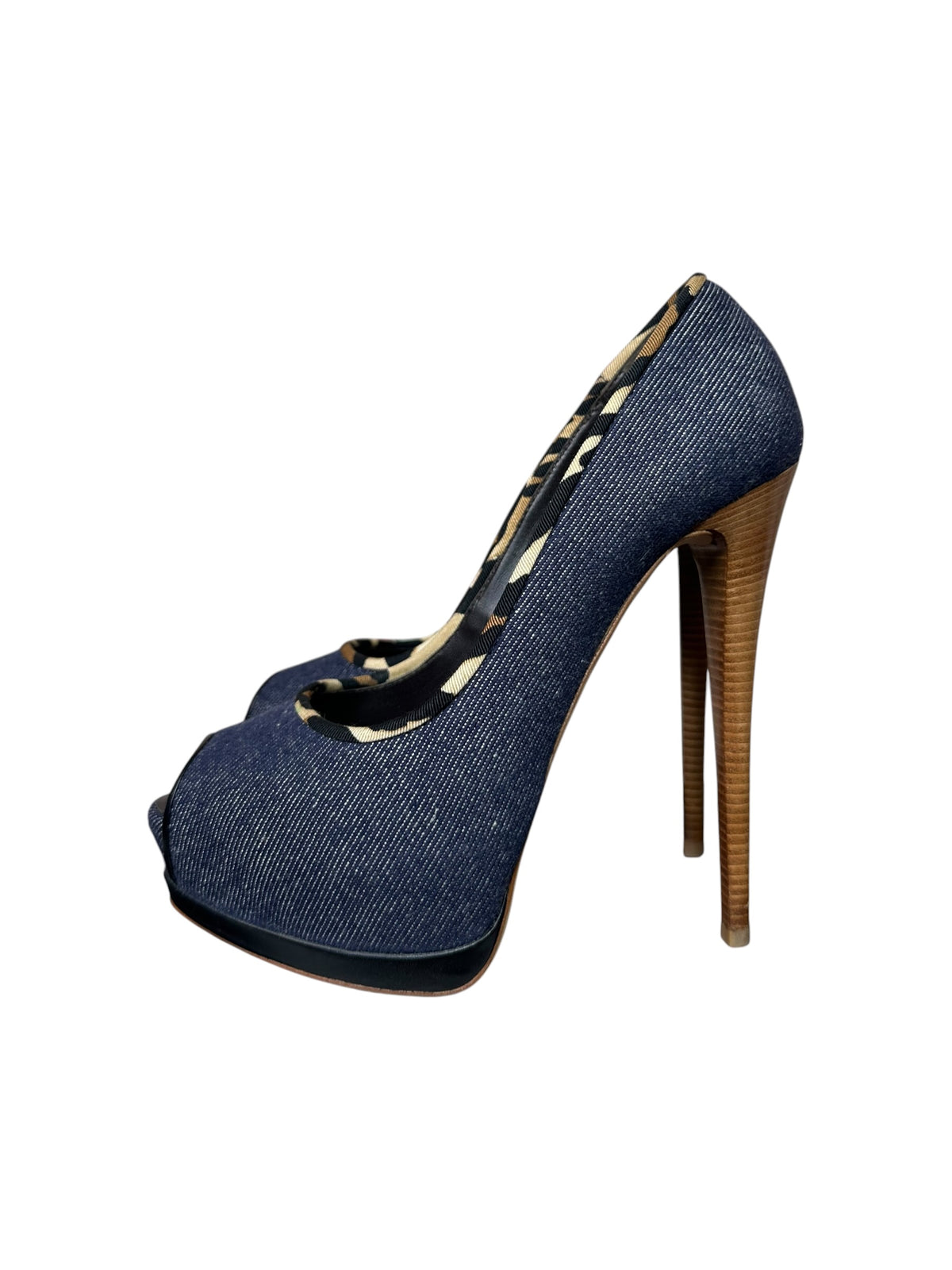 Giuseppe Zanotti décolleté in denim (39)