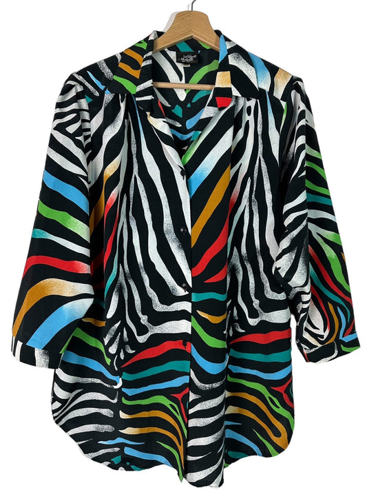 Camicia vintage multicolr (M)