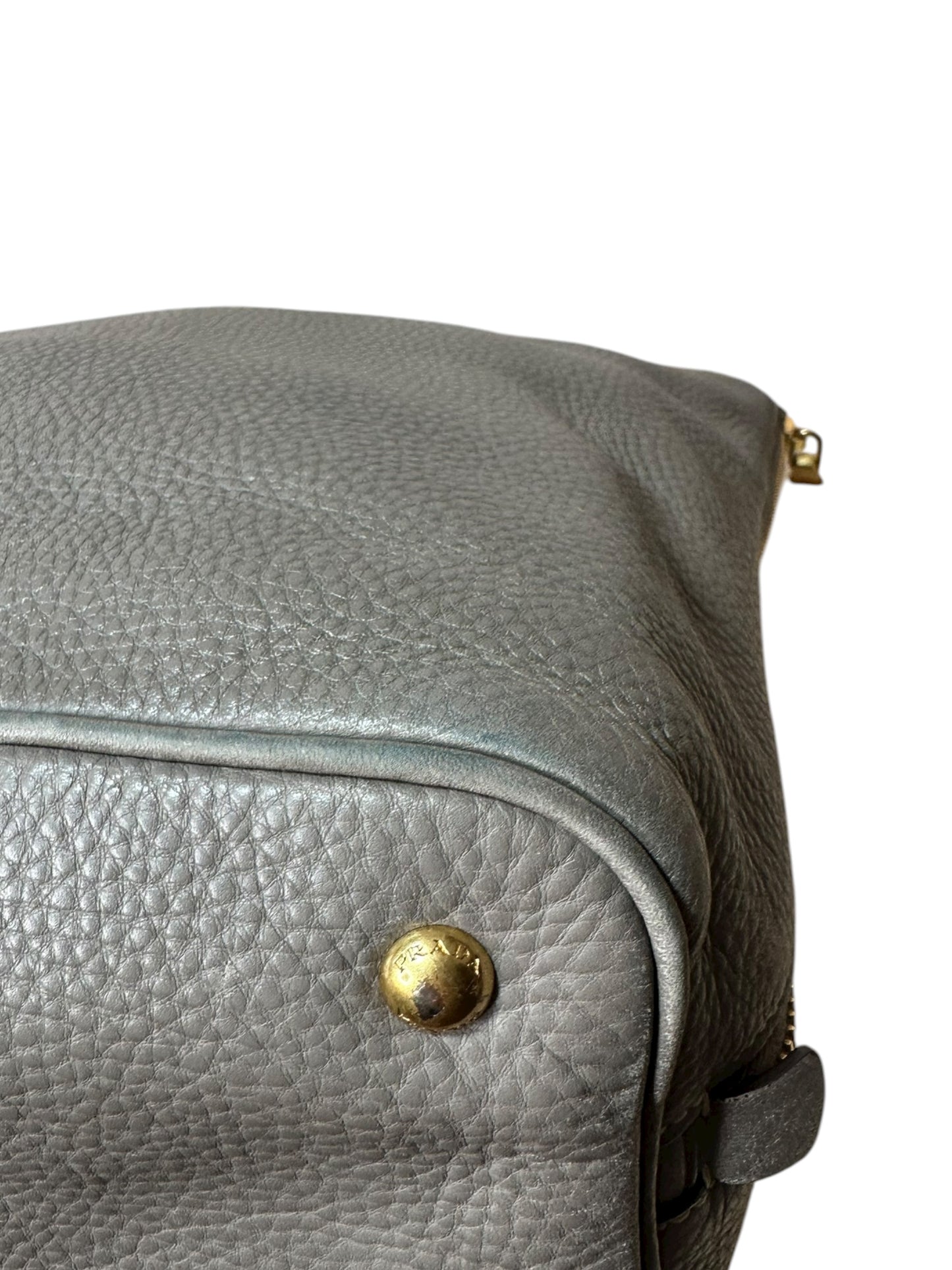 Prada borsa vintage in pelle martellata