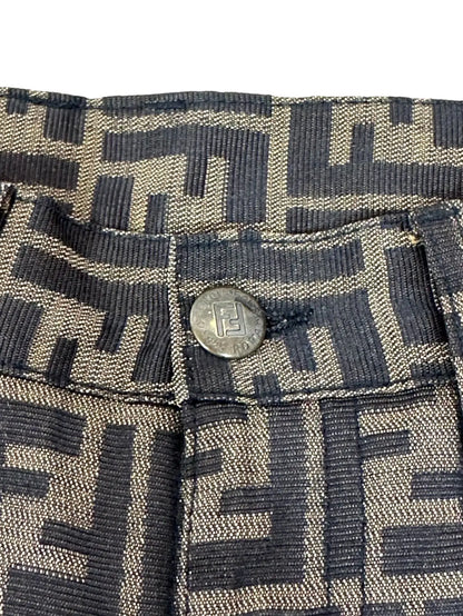 Fendi zucca pantaloni vintage monogram. — foto 4