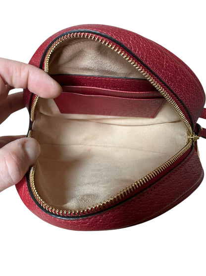 Gucci borsa rotonda in pelle