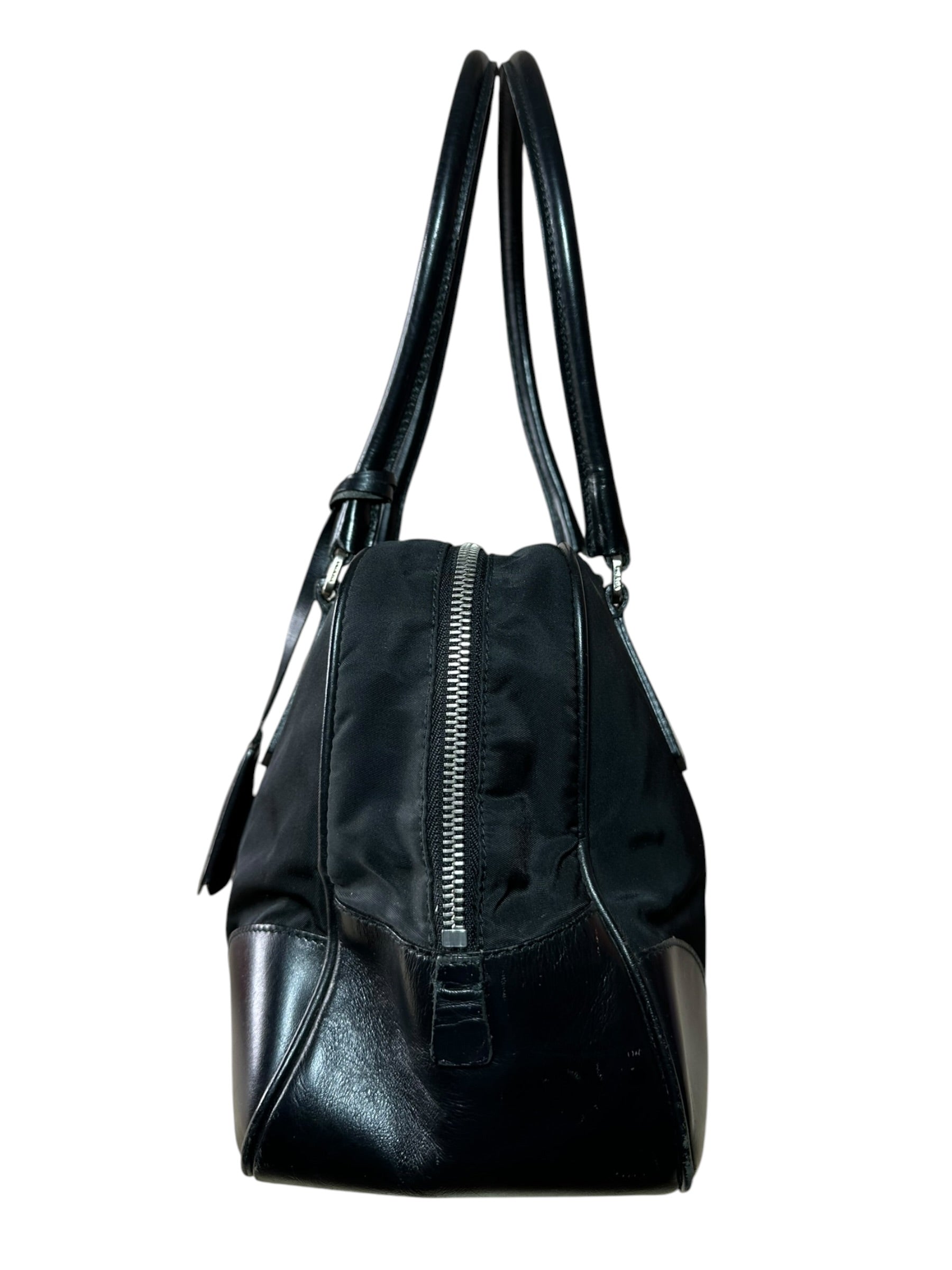 Prada borsa in nylon e pelle — foto 10