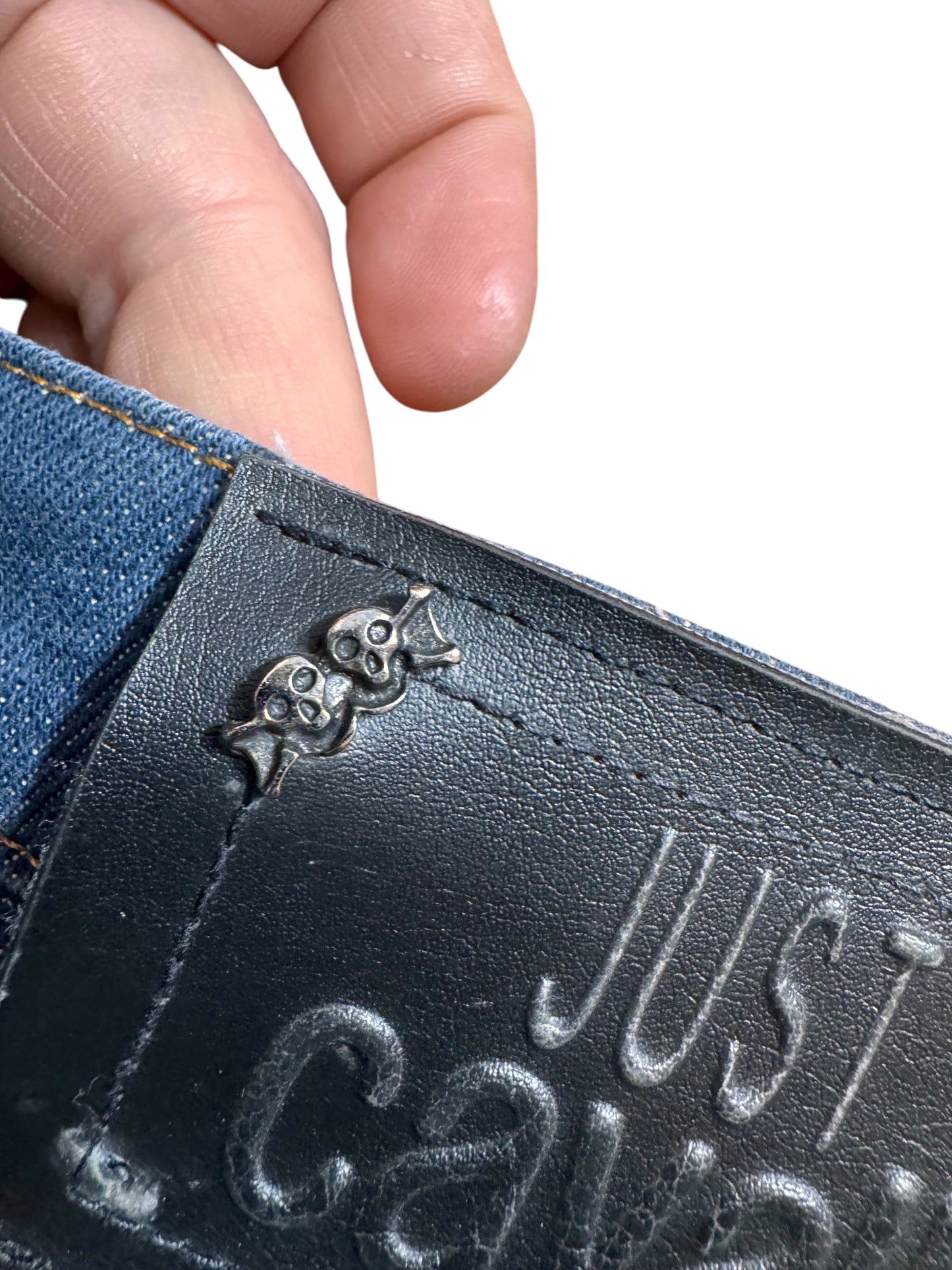 Jeans Just Cavalli uomo blu distressed Made in Italy taglia 33