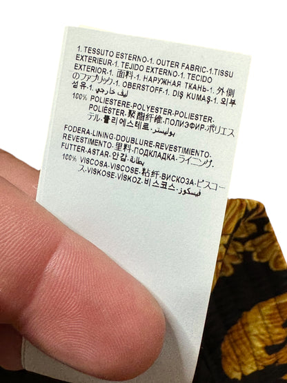Versace Shorts Uomo Barocco Nero Oro Taglia 54
