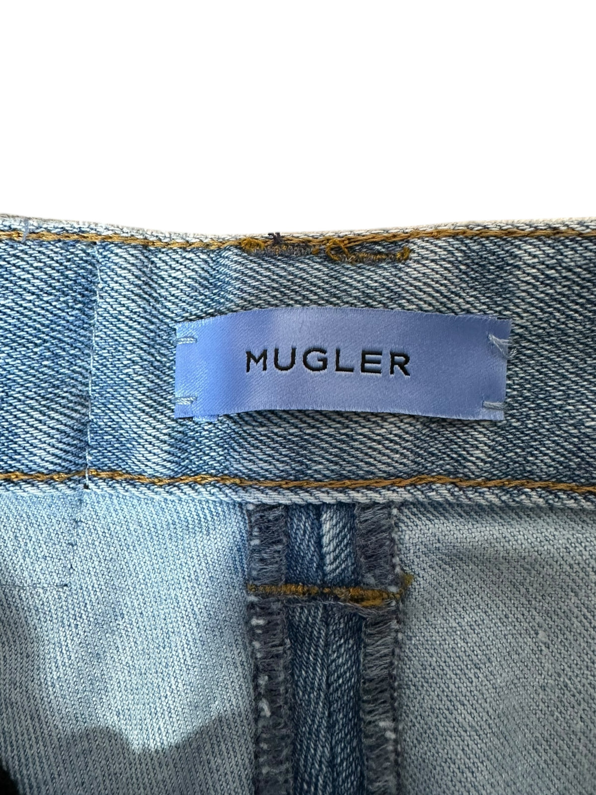 Mugler jeans con inserti — foto 7