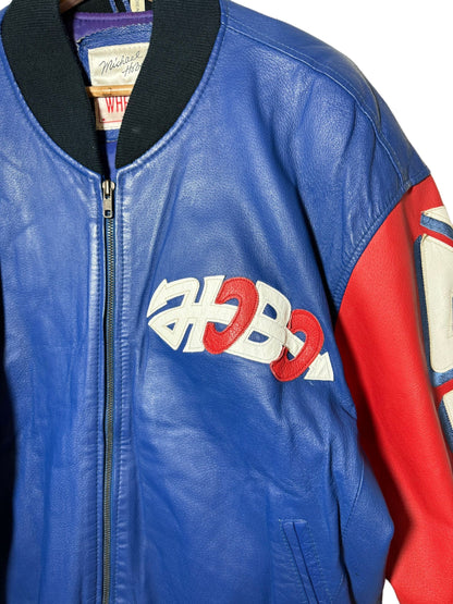 Giacca in pelle vintage Michael Hoban (L)