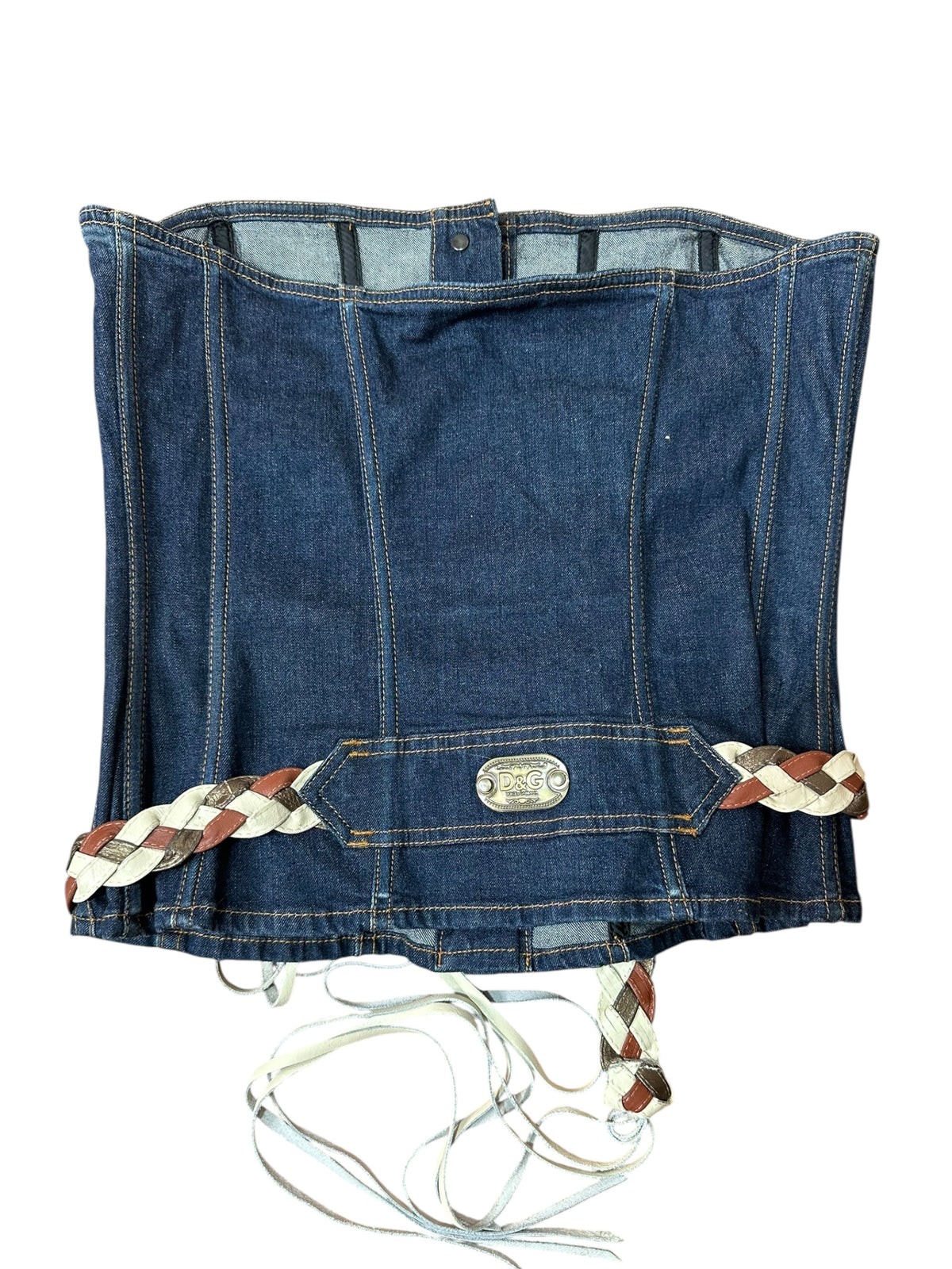 D&G bustier vintage in denim — foto 8