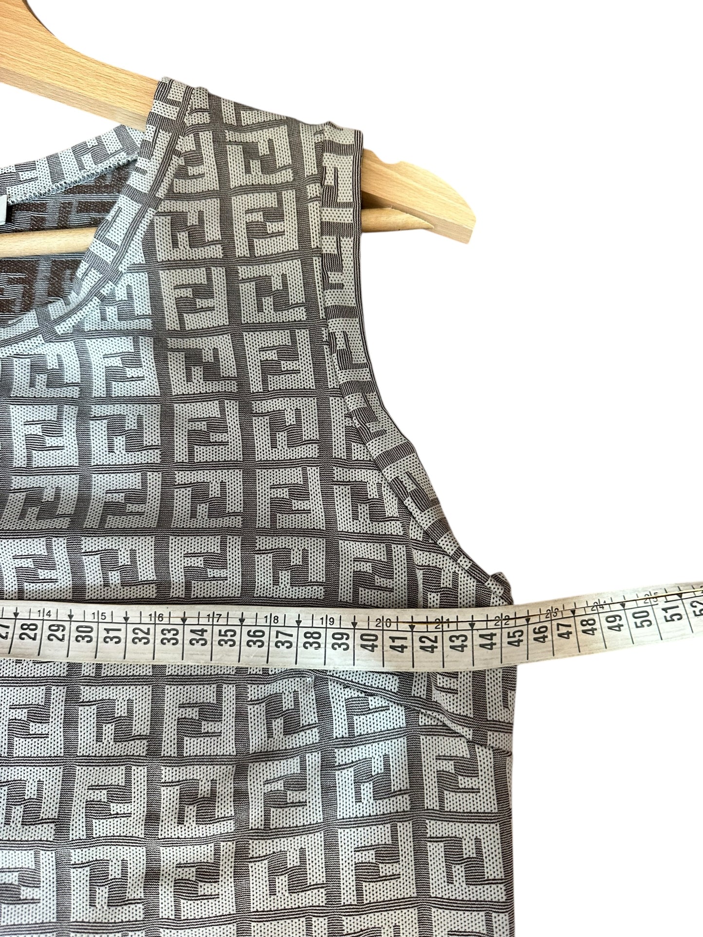Fendi mini abito vintage FF (M)