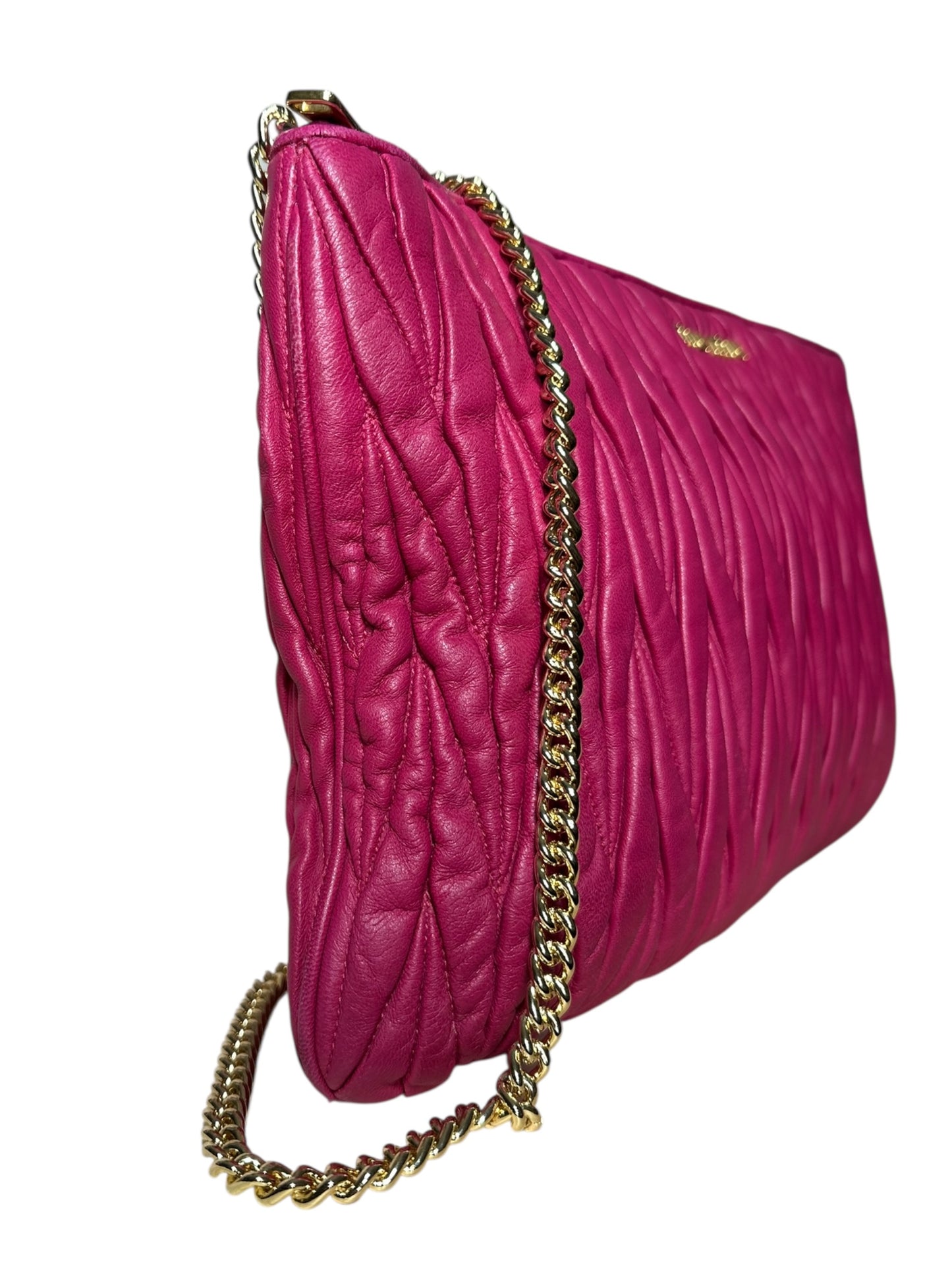 Miu Miu maxi pochette in pelle — foto 5