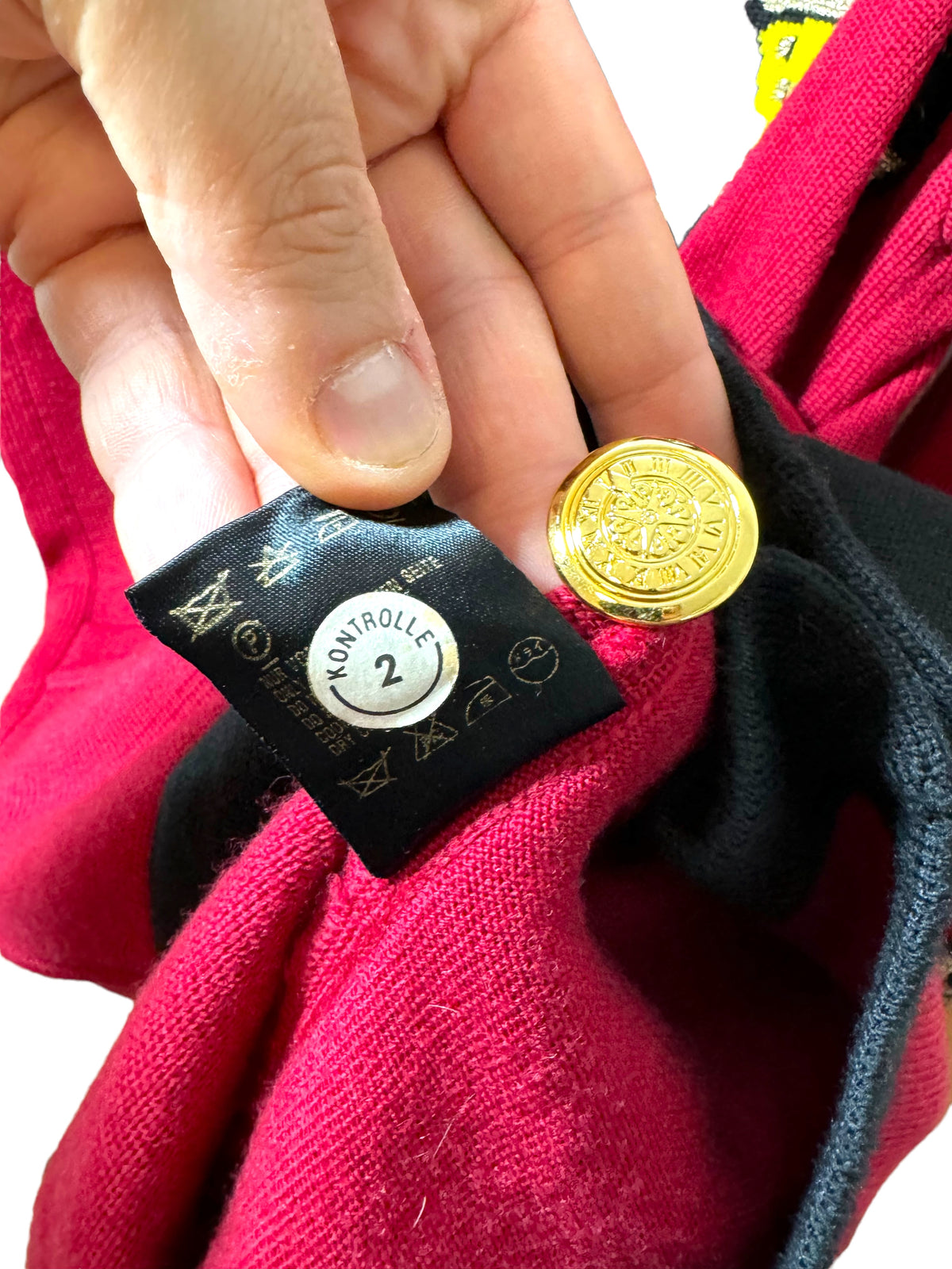 Escada cardigan vintage in lana e cachemire — foto 8