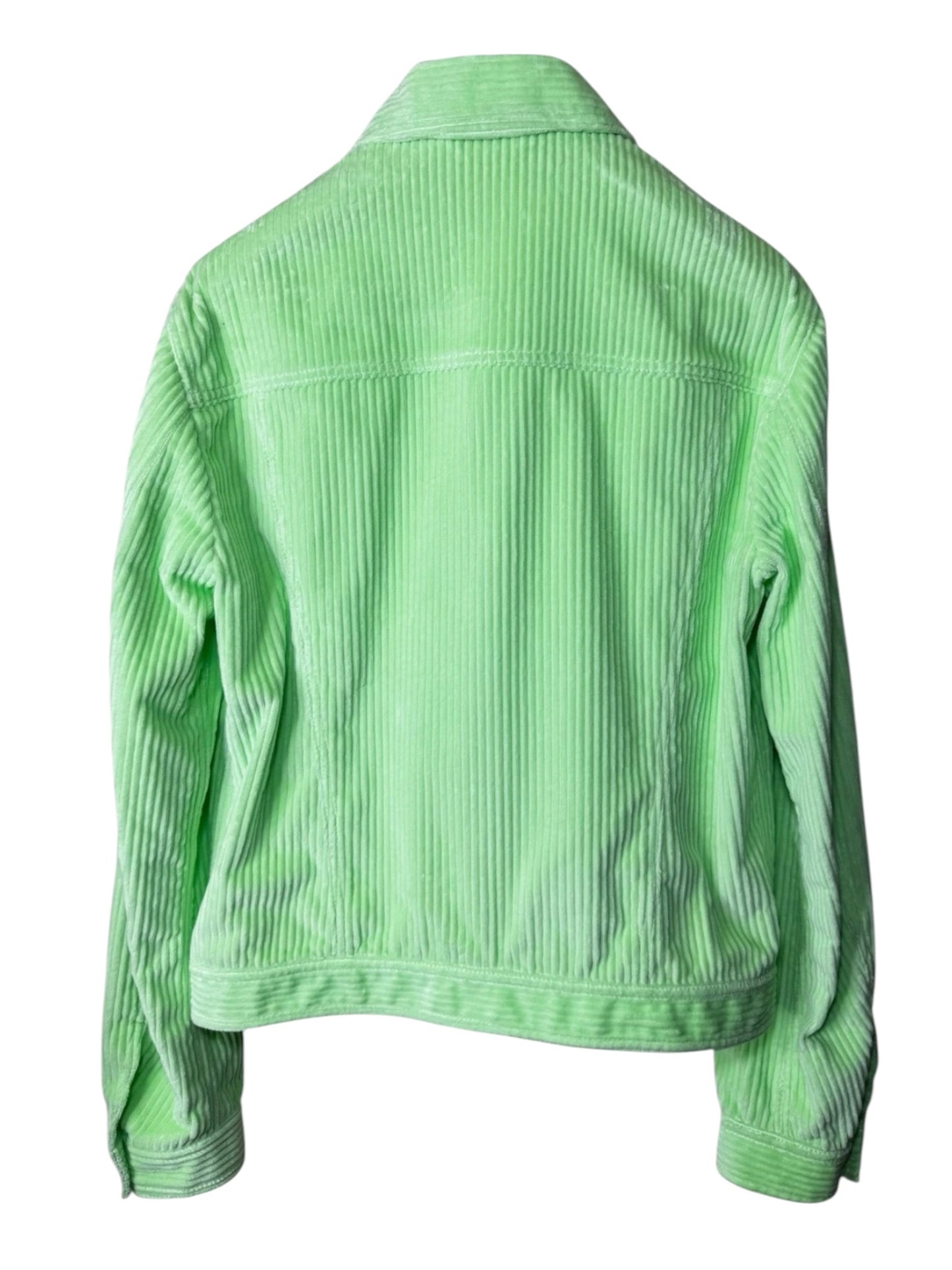 Giacca Versace in velluto a coste verde lime con bottoni

Medusa - Made in Italy.