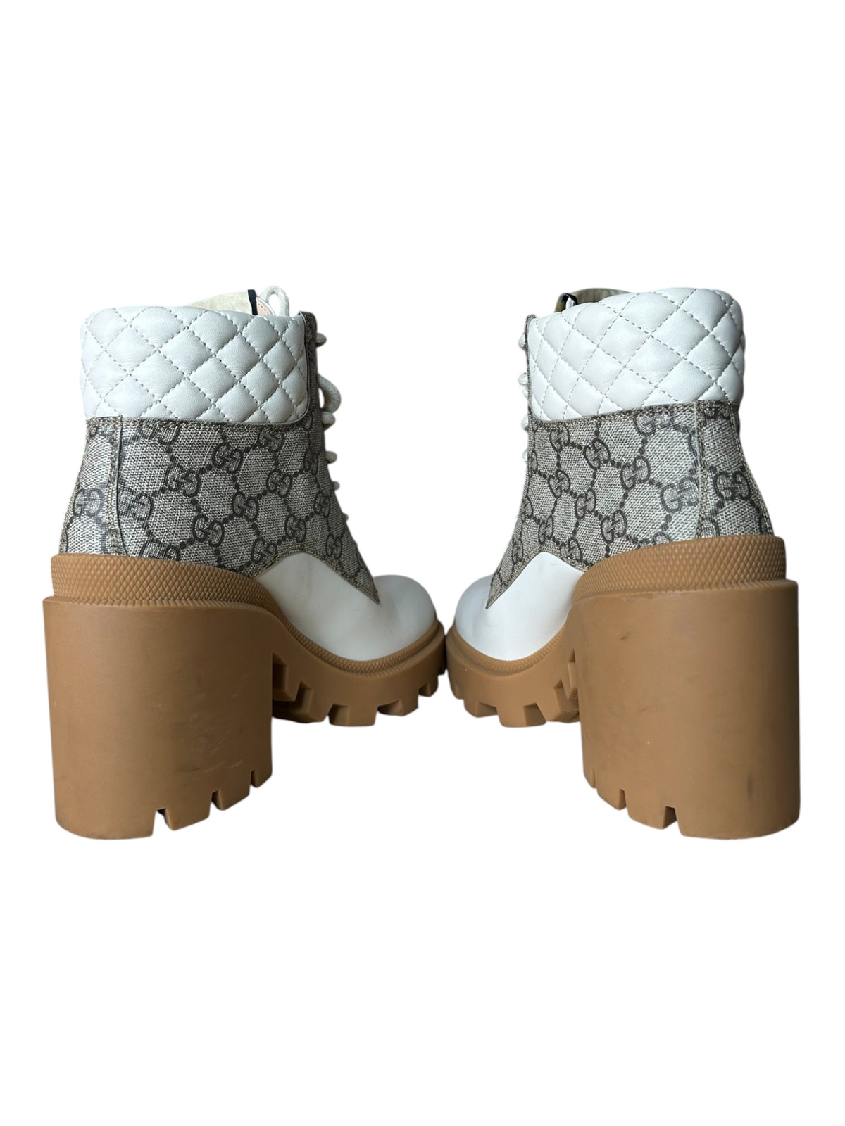 Gucci stivaletti in pelle GG — foto 4