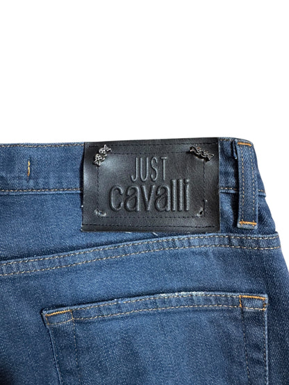Jeans Just Cavalli uomo blu distressed Made in Italy taglia 33