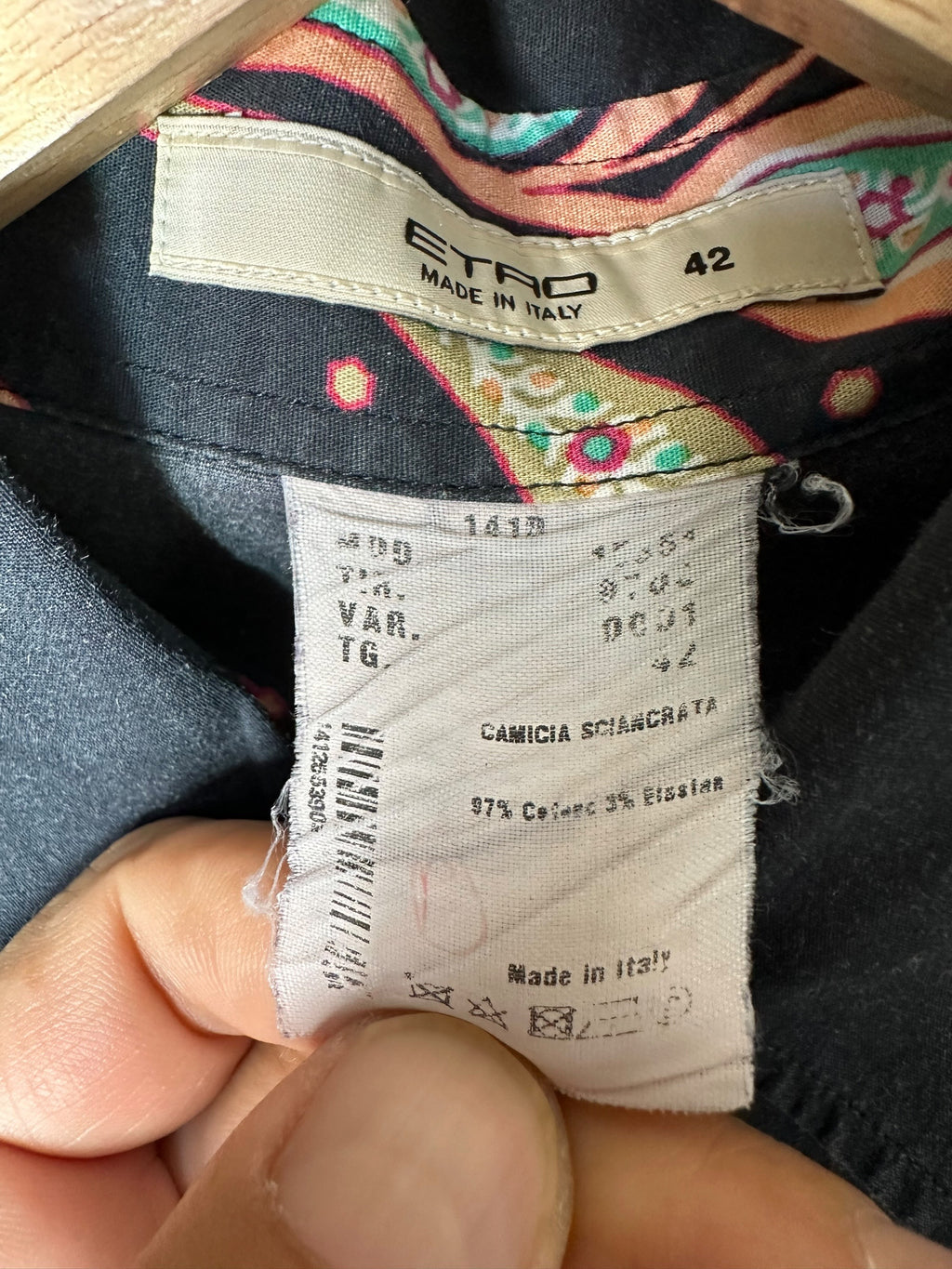 Etro camicia in cotone (M)