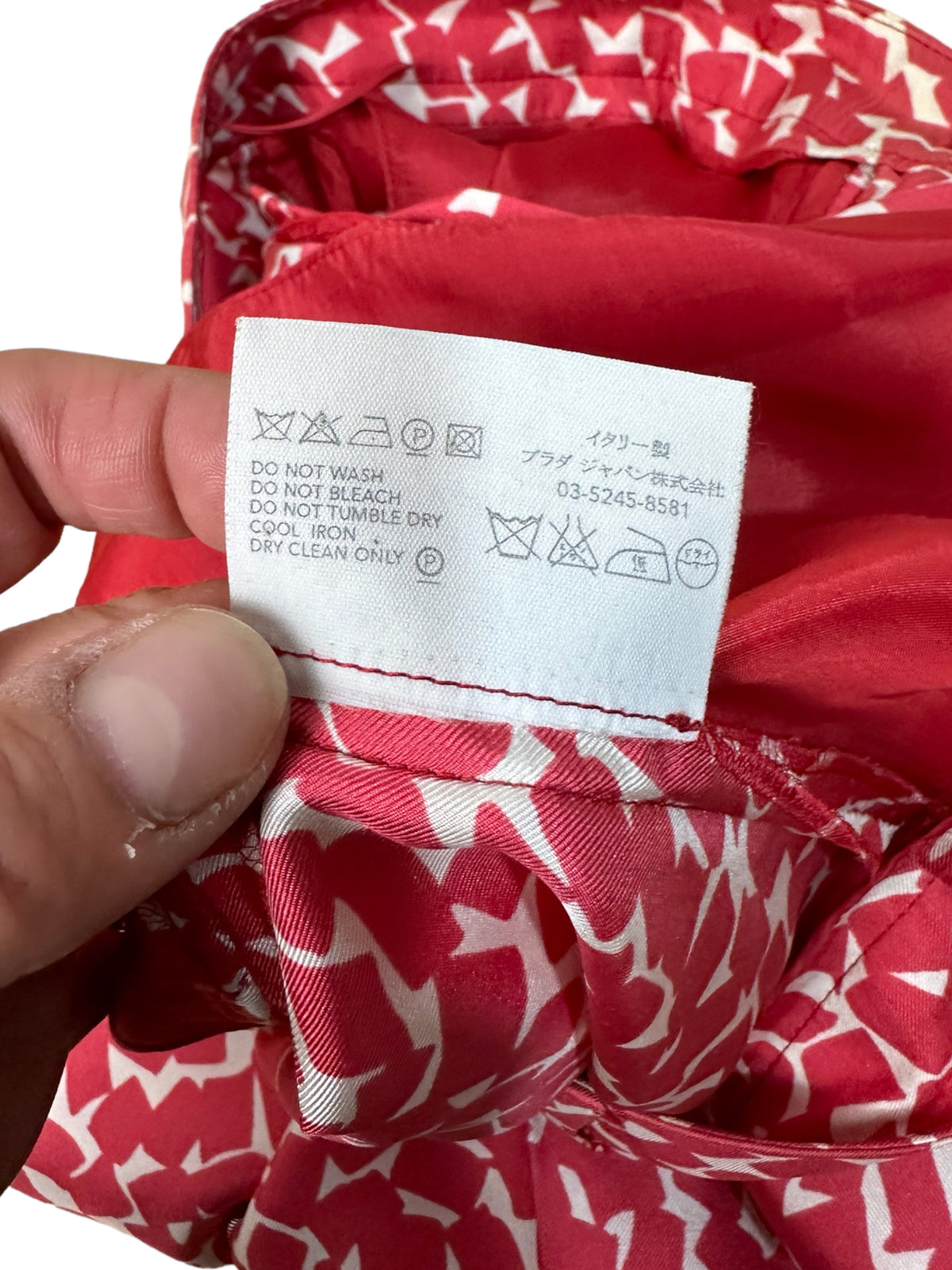 Prada pantaloni in seta — foto 9