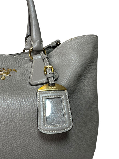 Prada borsa vintage in pelle martellata