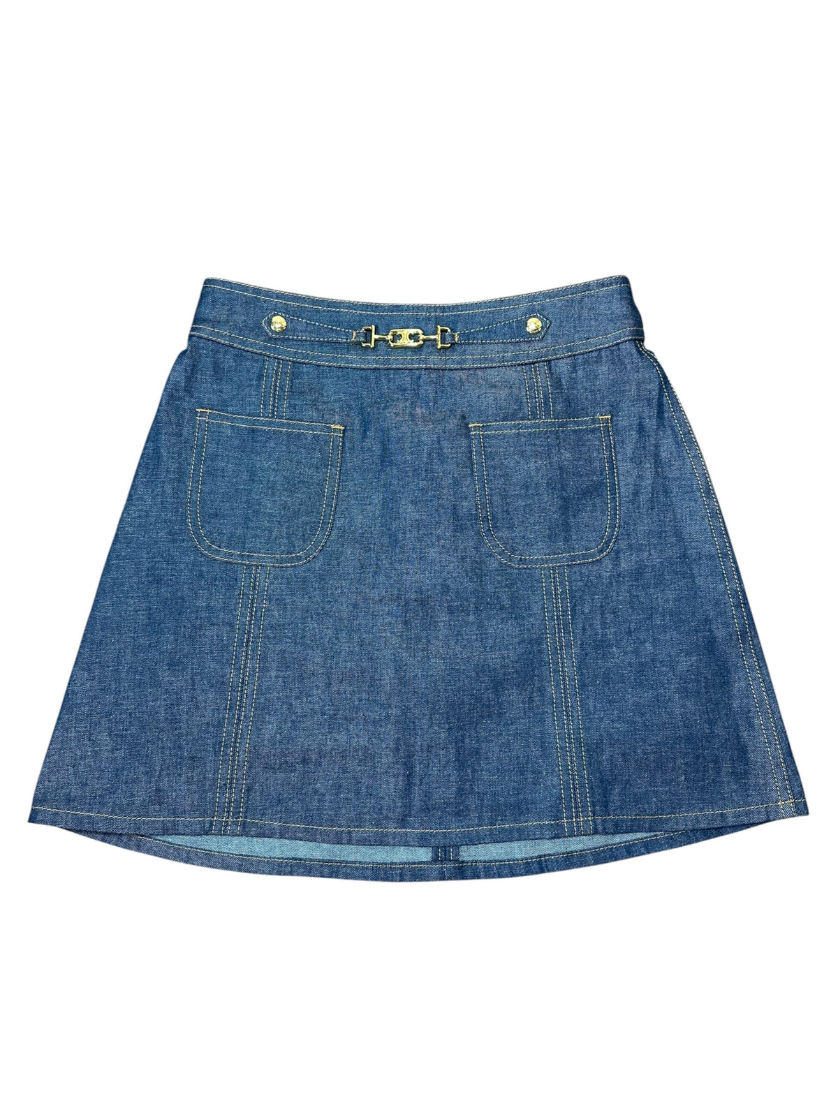 Celine mini gonna in denim — foto 4