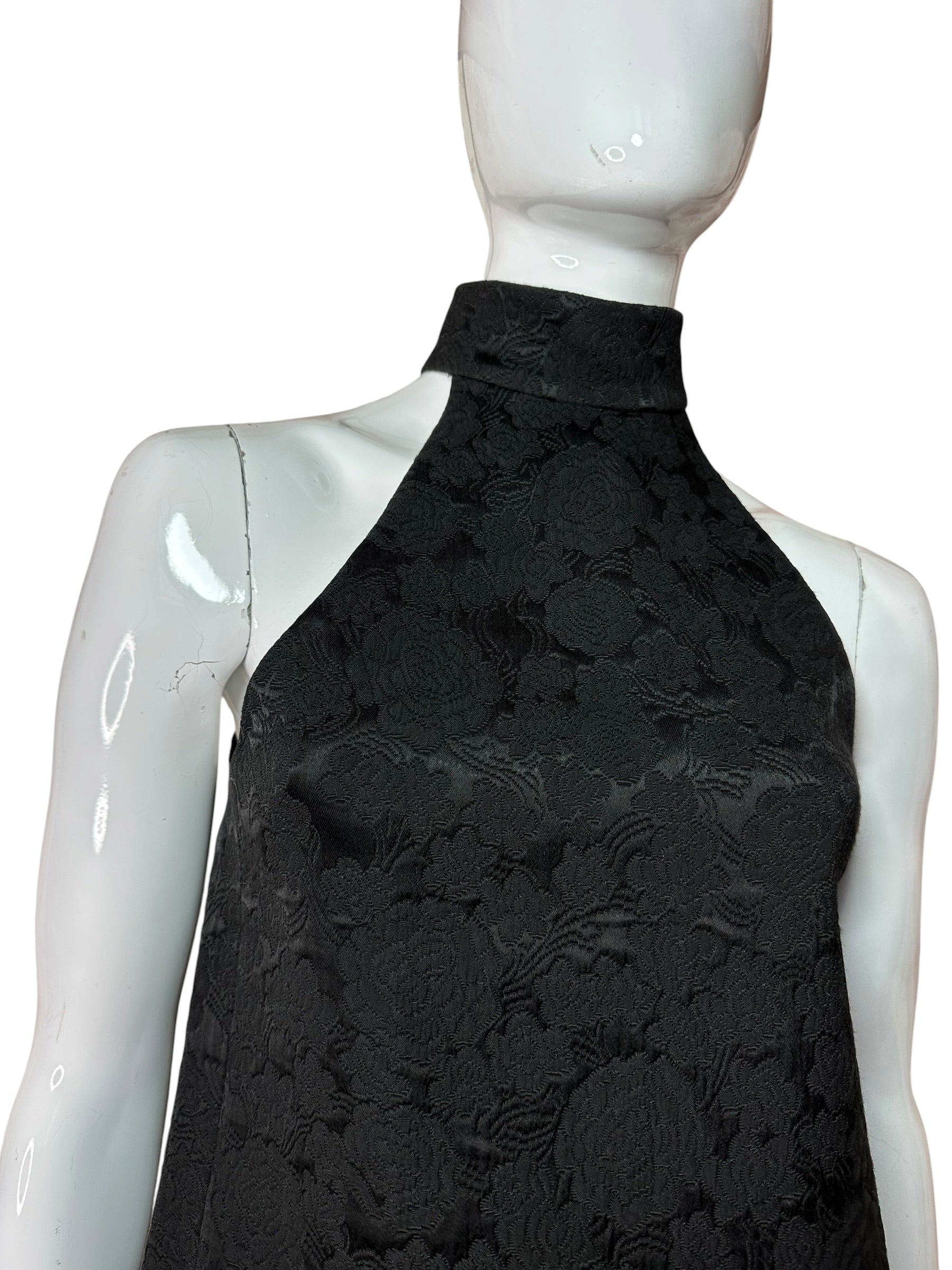 Saint Laurent mini abito in broccato — foto 3