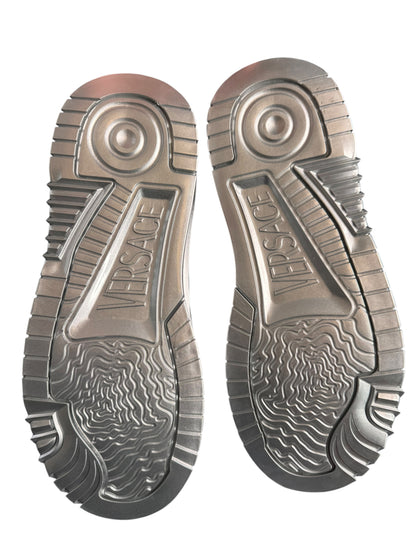 Versace Odissea Sneakers Argento Laminato Medusa - taglia 44 - *difetto