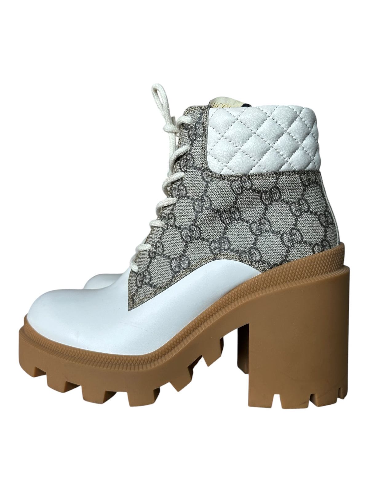 Gucci stivaletti in pelle GG — foto 2