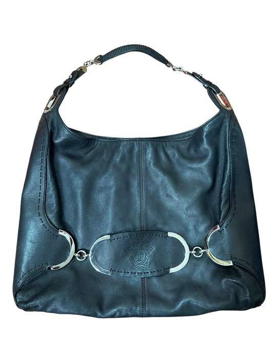 Versace borsa hobo in pelle