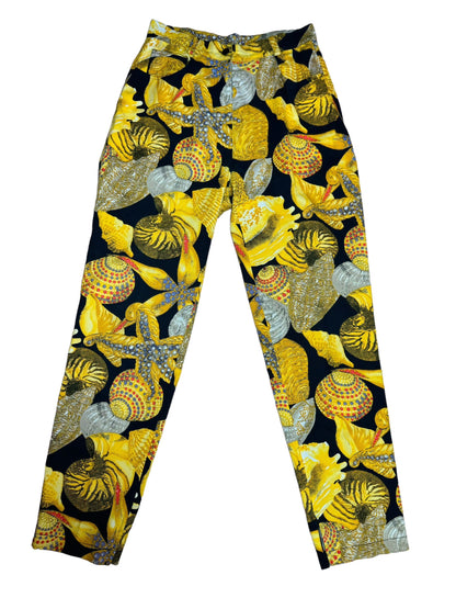 Gianni Versacd Linea ISTANTE pantaloni In Cotone Stampato