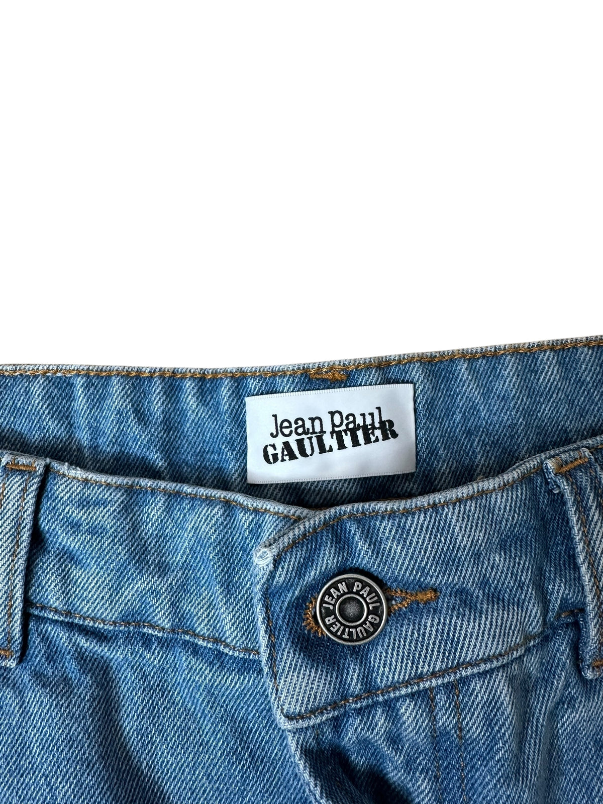 Jean Paul Gaultier pantagonna in denim — foto 10
