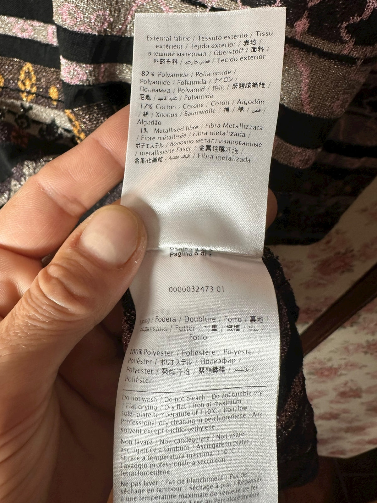 Missoni mini abito in cotone — foto 8