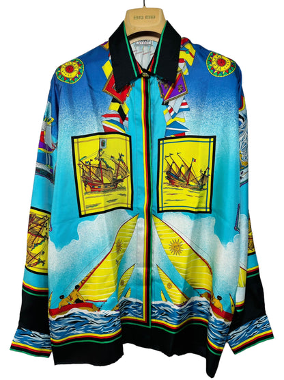 Versace sport camicia vintage in seta