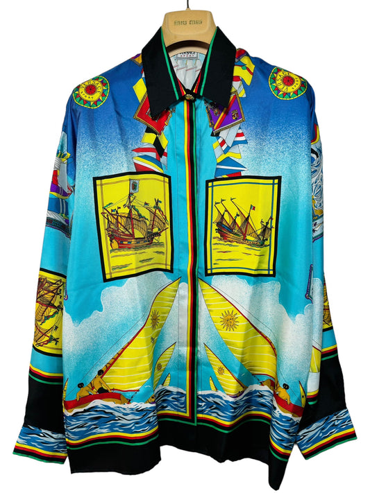 Versace sport camicia vintage in seta