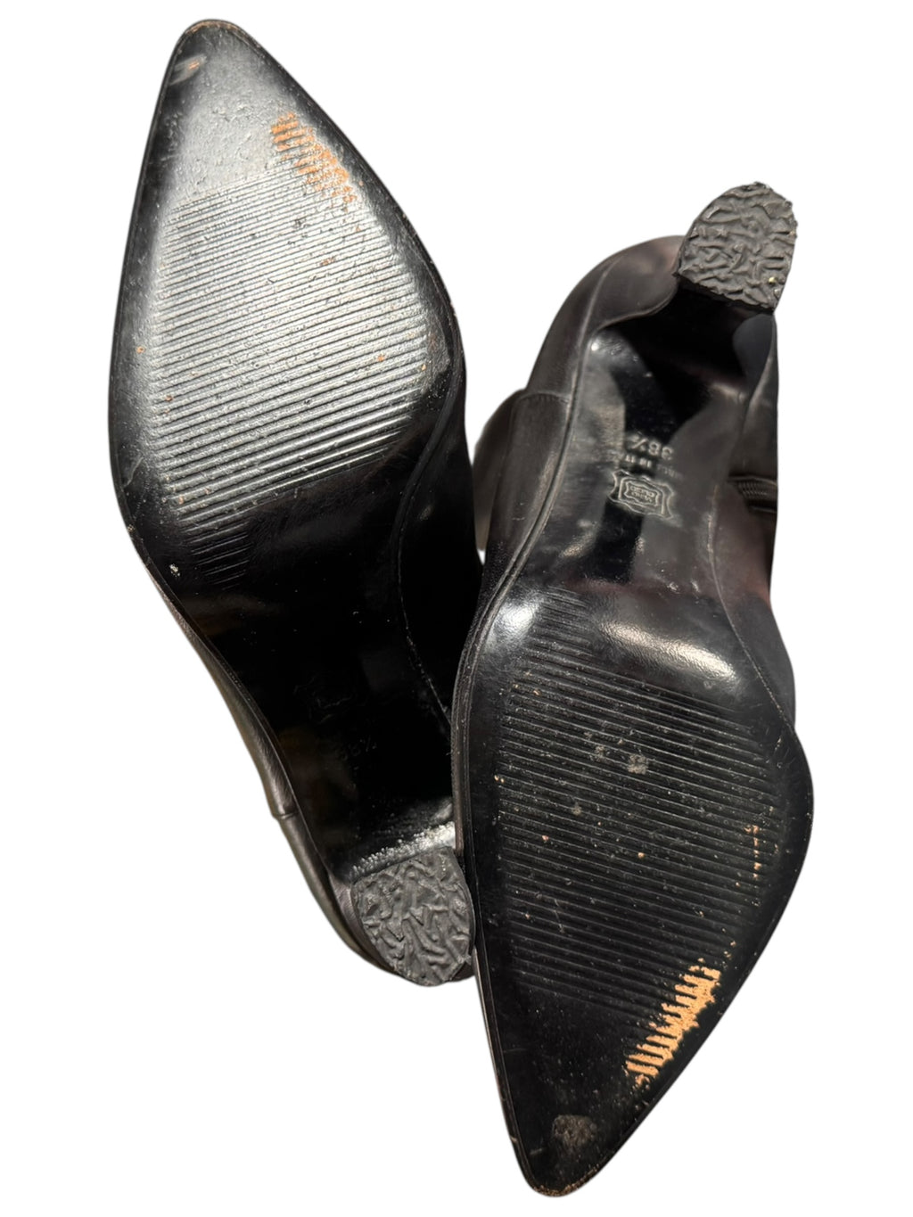 Stivali Gianni Versace Couture FW 1993 Medusa Leather Boots 38.5 Vintage — foto 15