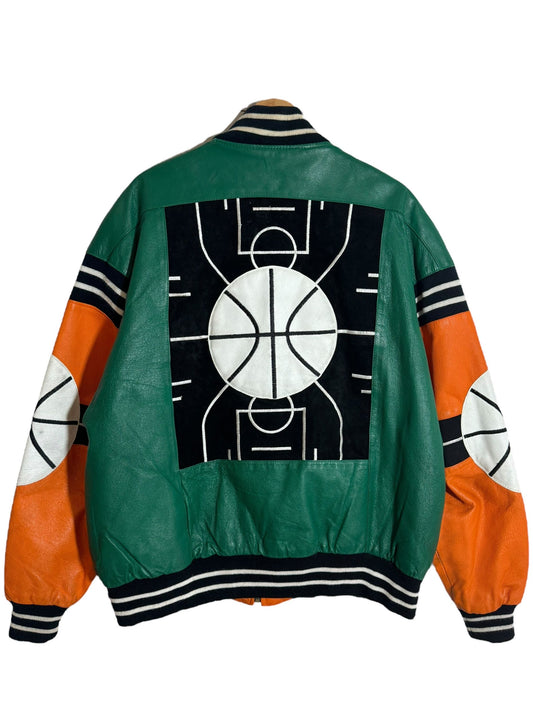 Giacca in pelle vintage Michael Hoban (XL)