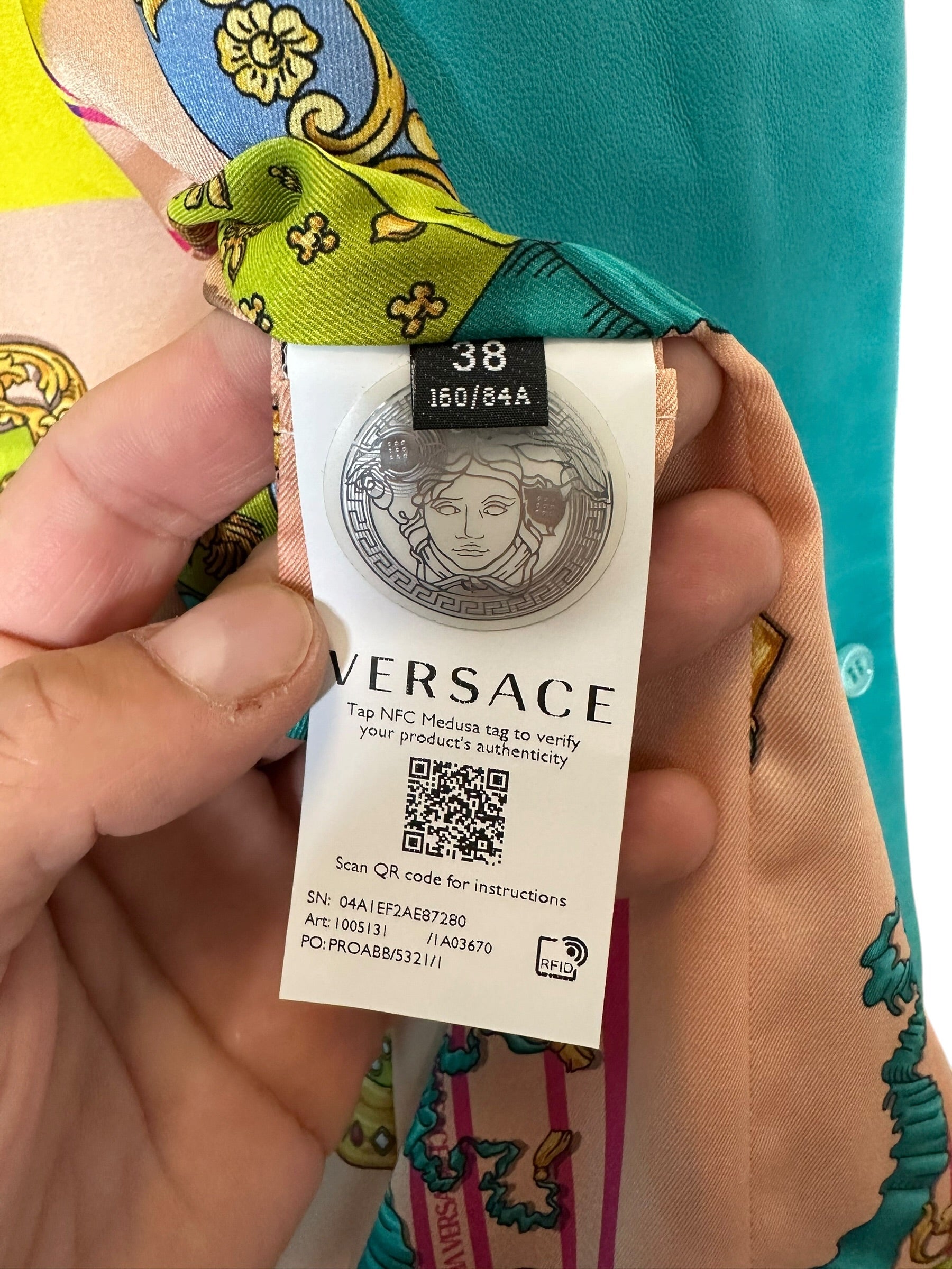 Versace blazer in pelle — foto 17