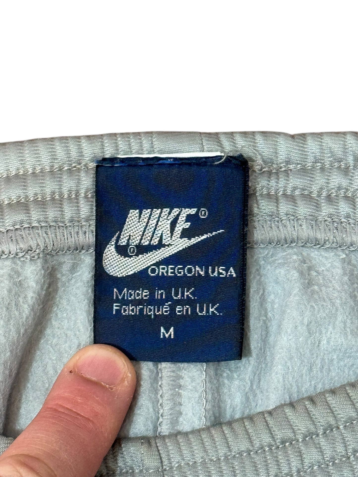 Nike vintage completa tracksuit grigio rosso Made in UK taglia M — foto 6