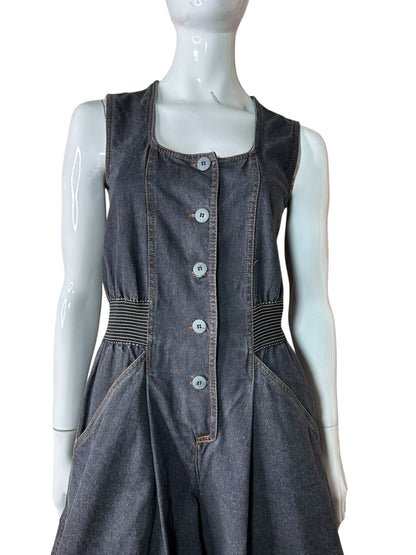 Krizia jeans jumpsuit a shorts (S)