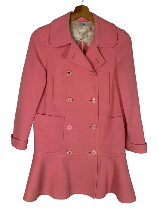 Miu Miu cappotto rosa (XS)