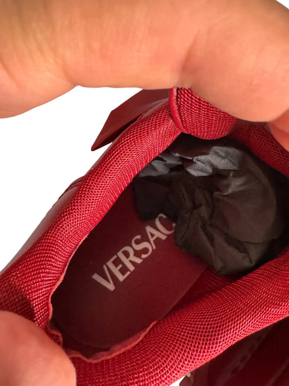 Versace Odissea sneakers rosse Medusa - taglia 39