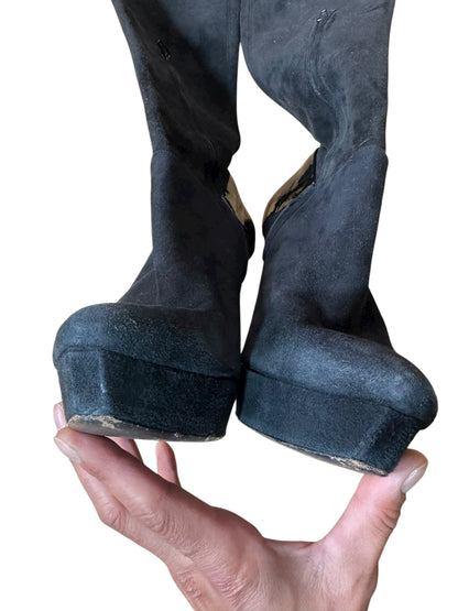 Gucci stivali in camoscio (41)
