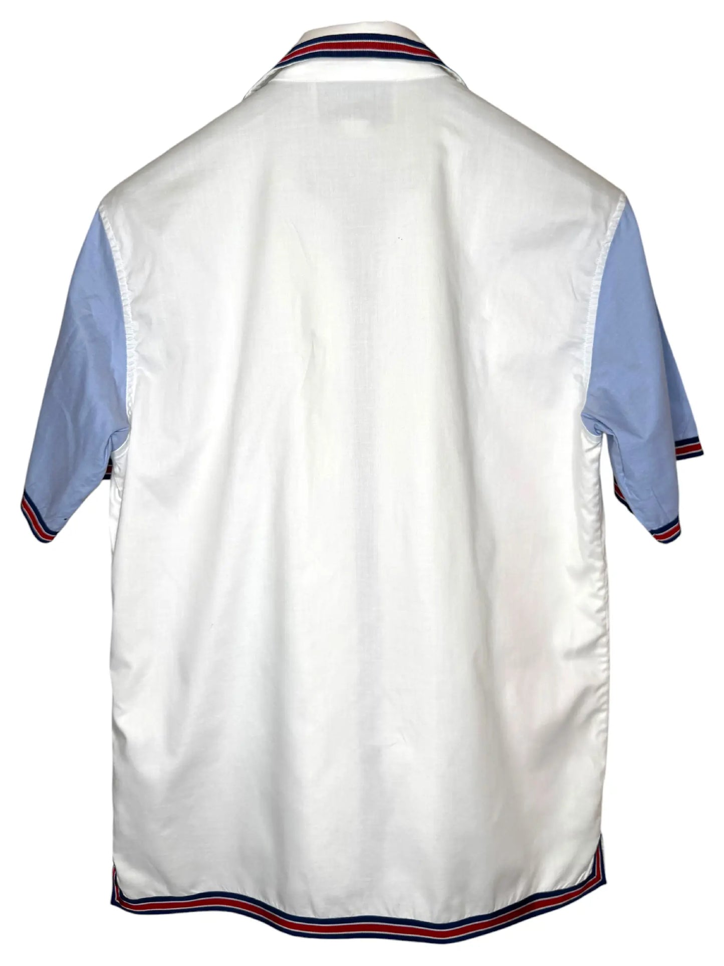 Gucci camicia bowling ricami squalo cotone Made in Italy - taglia 44