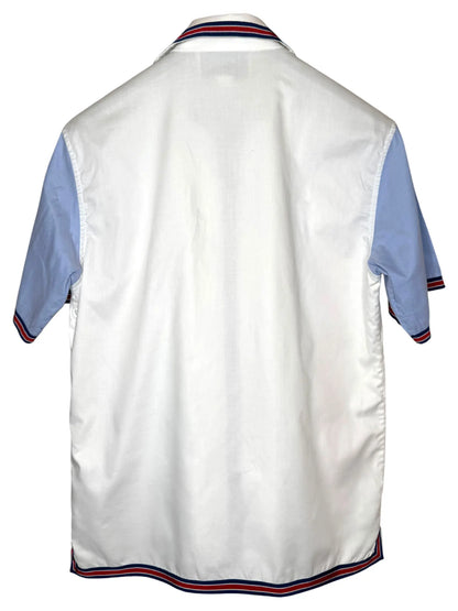 Gucci camicia bowling ricami squalo cotone Made in Italy - taglia 44