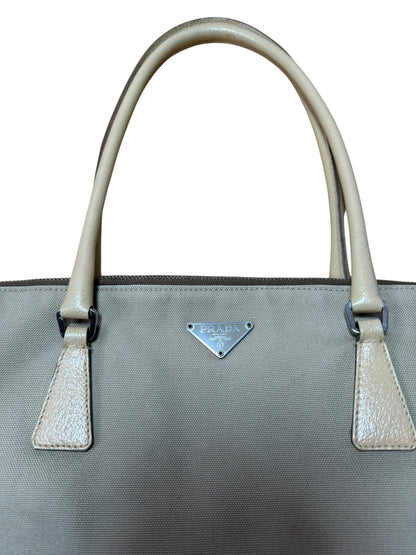 Prada borsa vintage in tela e pelle — foto 2