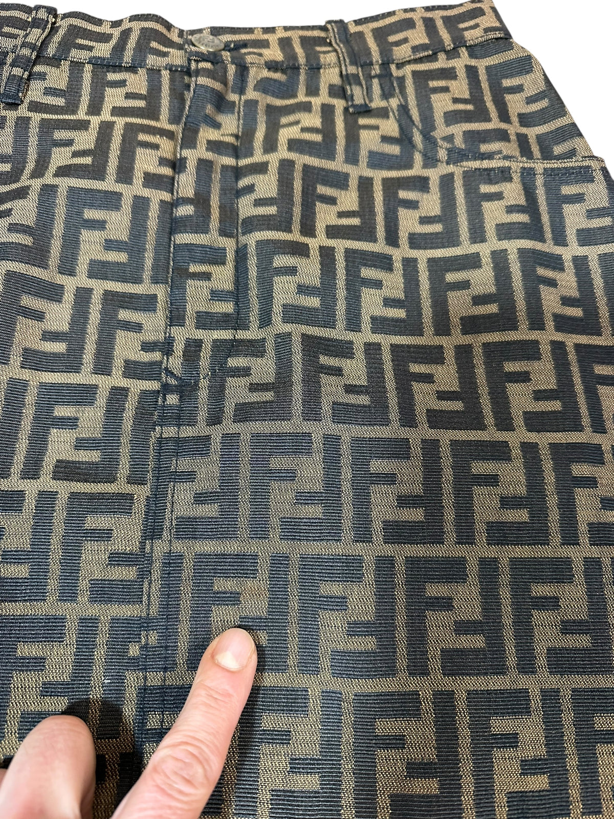 Fendi gonna vintage monogram — foto 4